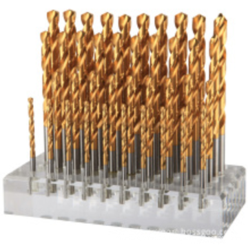 DIN338 HSS Fully Ground Tin-Coated Drill Bits